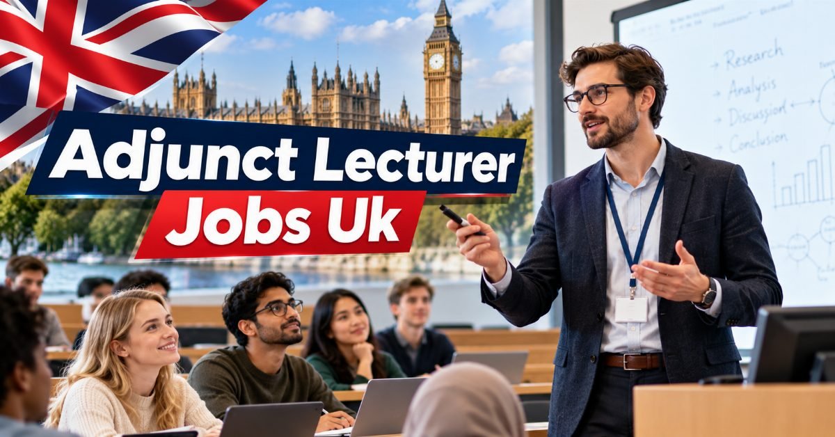 A tutor leading a small seminar group in a UK university teaching room