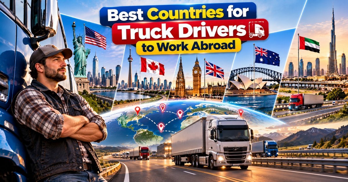 What Are the Best Countries for Truck Drivers to Work Abroad?