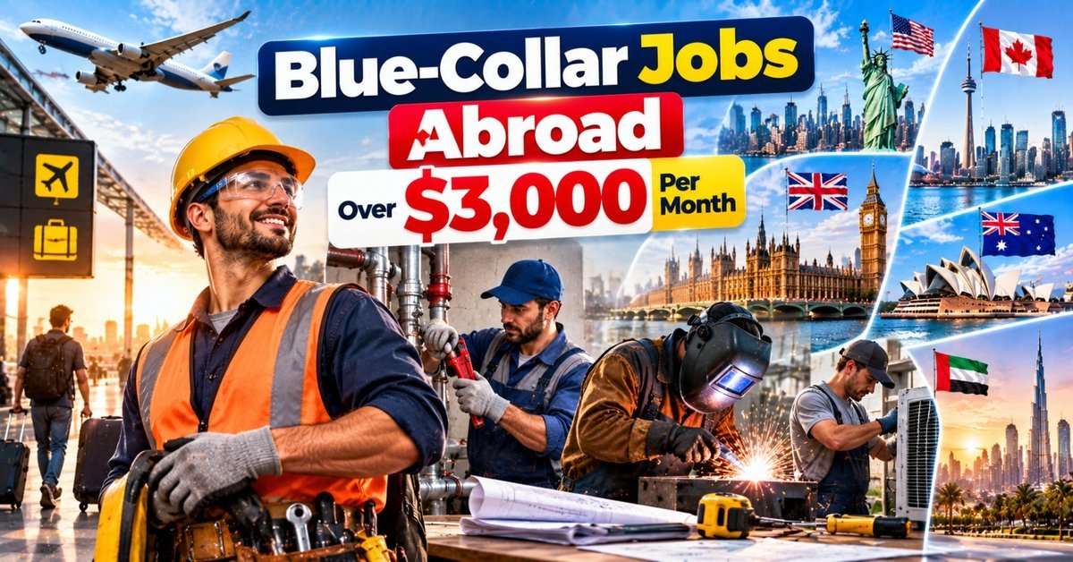 Blue Collar Jobs Abroad That Pay Over $3000 Per Month
