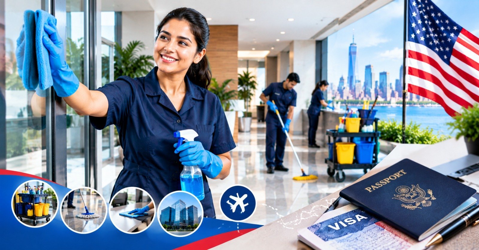 Cleaner and Janitor Jobs With Visa Sponsorship