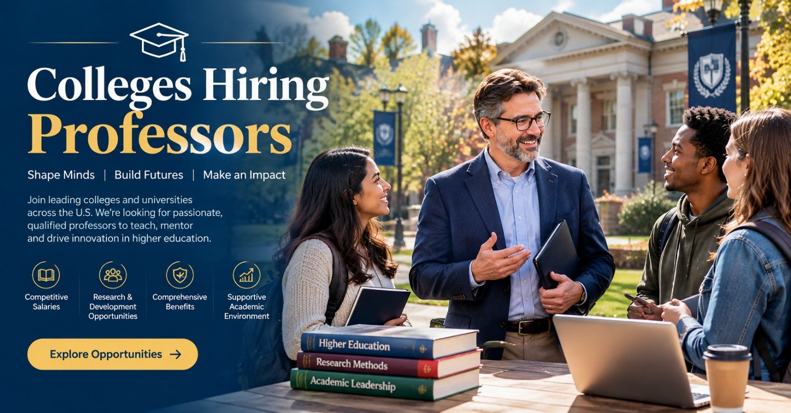 Colleges Hiring Professors in the US