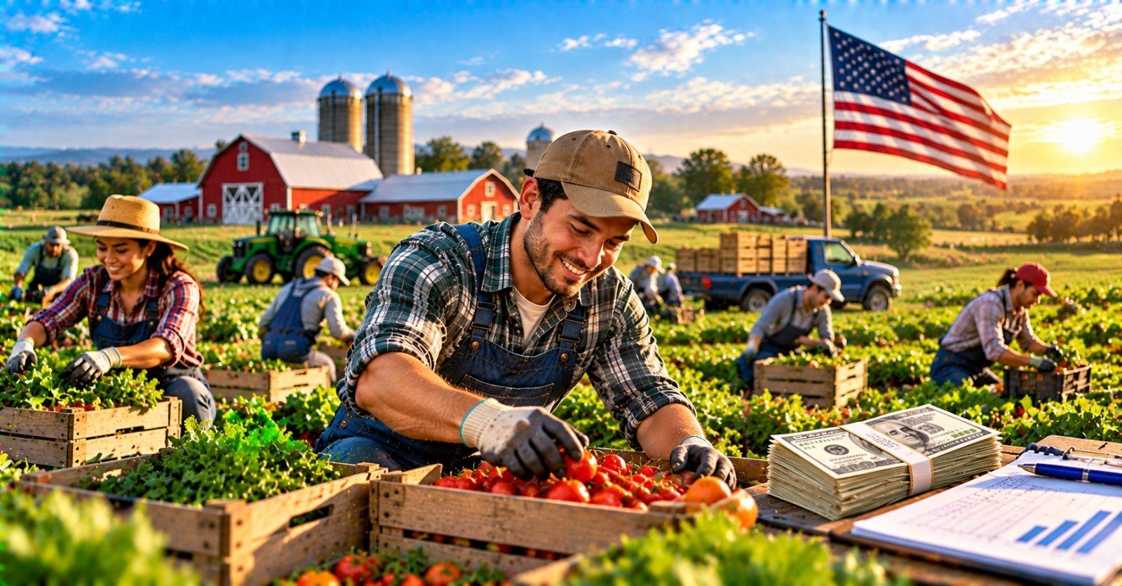 Farm Worker Salary in USA (2026): Average Pay, Hourly Rate and Monthly Income