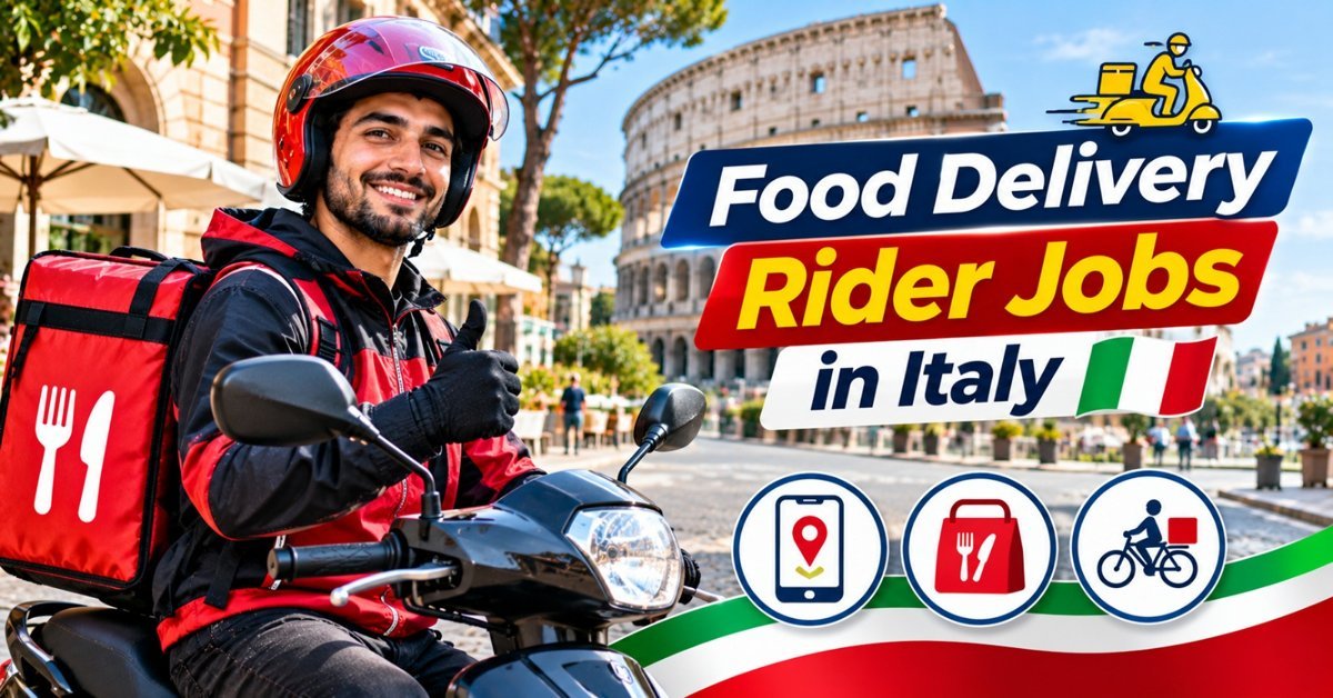 Food Delivery Rider Jobs in Italy: Salary, Visa Requirements, and How to Apply