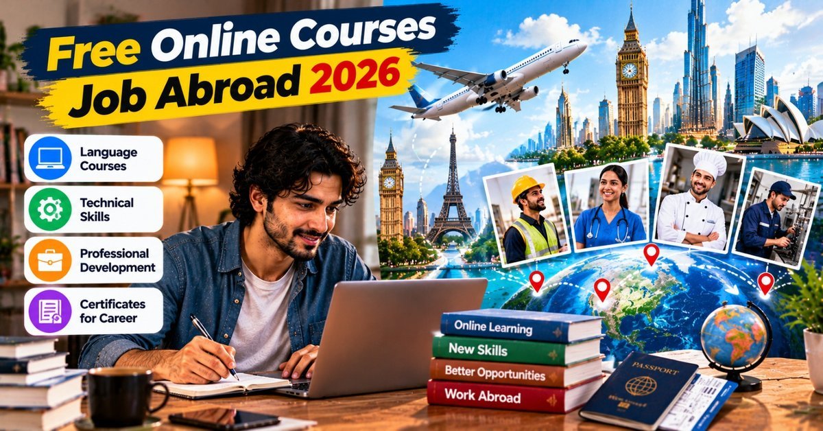 Free Online Courses That Help You Get a Job Abroad