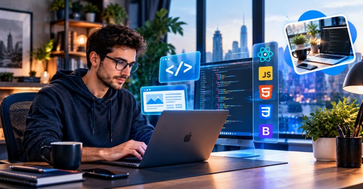 A live technical assessment session between a front end candidate and an interviewer