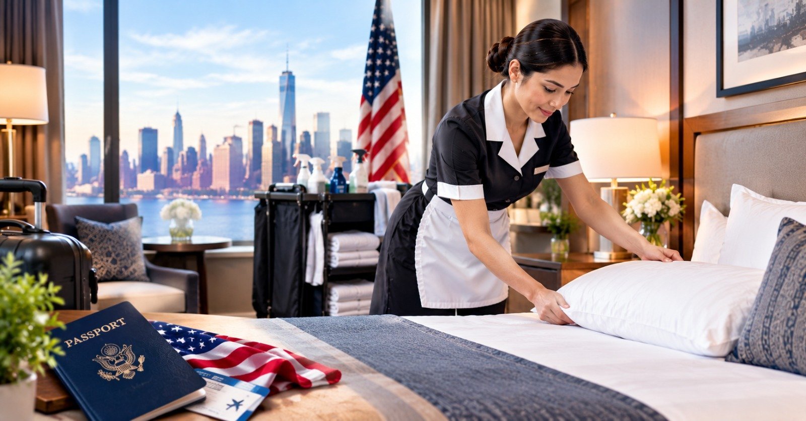 Hotel Housekeeper Jobs in USA With Visa Sponsorship (2026): Requirements, Salary and How to Apply
