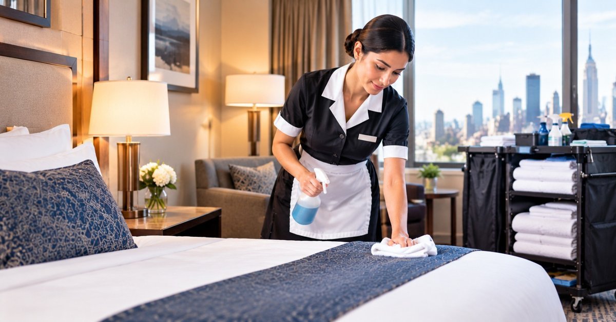 Hotel Housekeeper Salary in USA (2026): Average Pay, Hourly Rate and Monthly Income