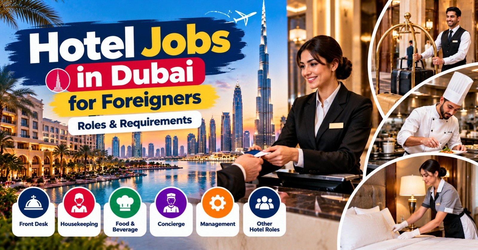 Hotel Jobs in Dubai, UAE for Foreigners: Roles and Requirements