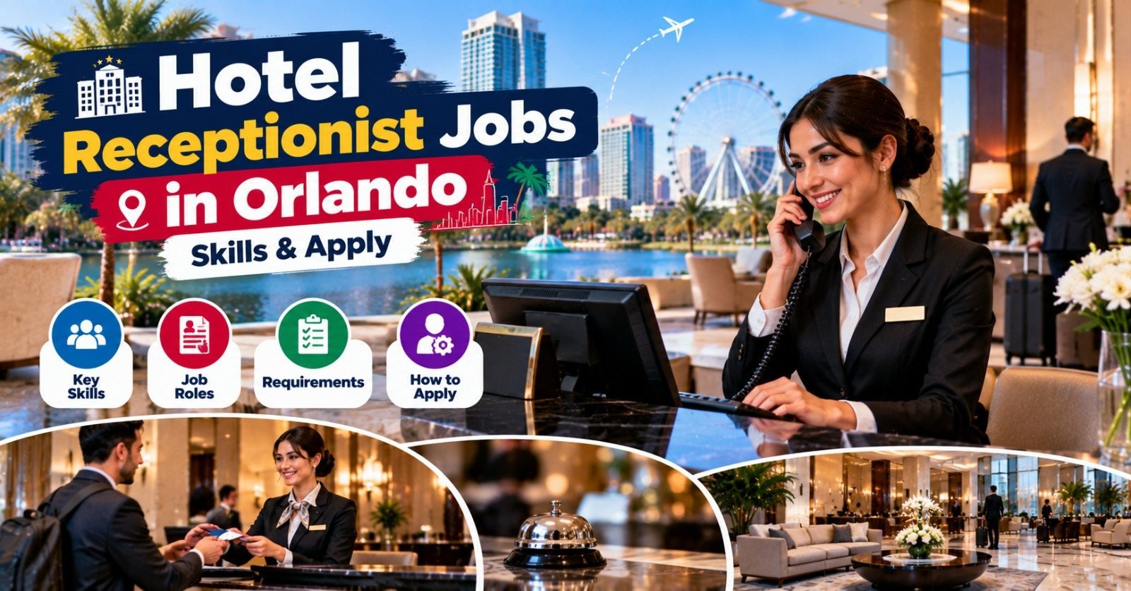 Hotel Receptionist Jobs in Orlando, Florida: Skills and How to Apply