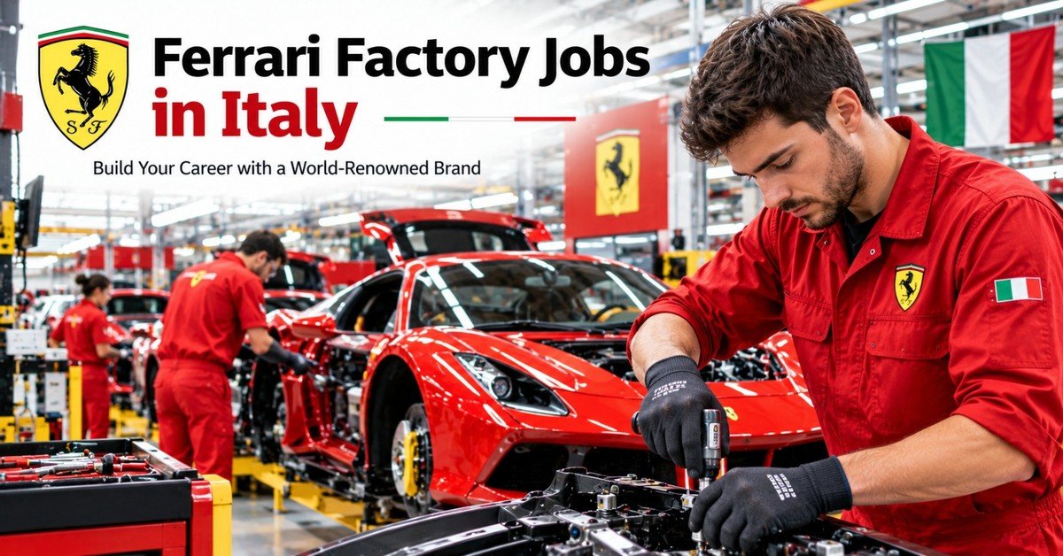 How to Apply for Ferrari Factory Jobs in Italy