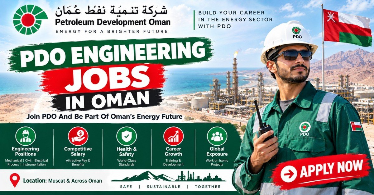 How to Apply for PDO Engineering Jobs in Oman