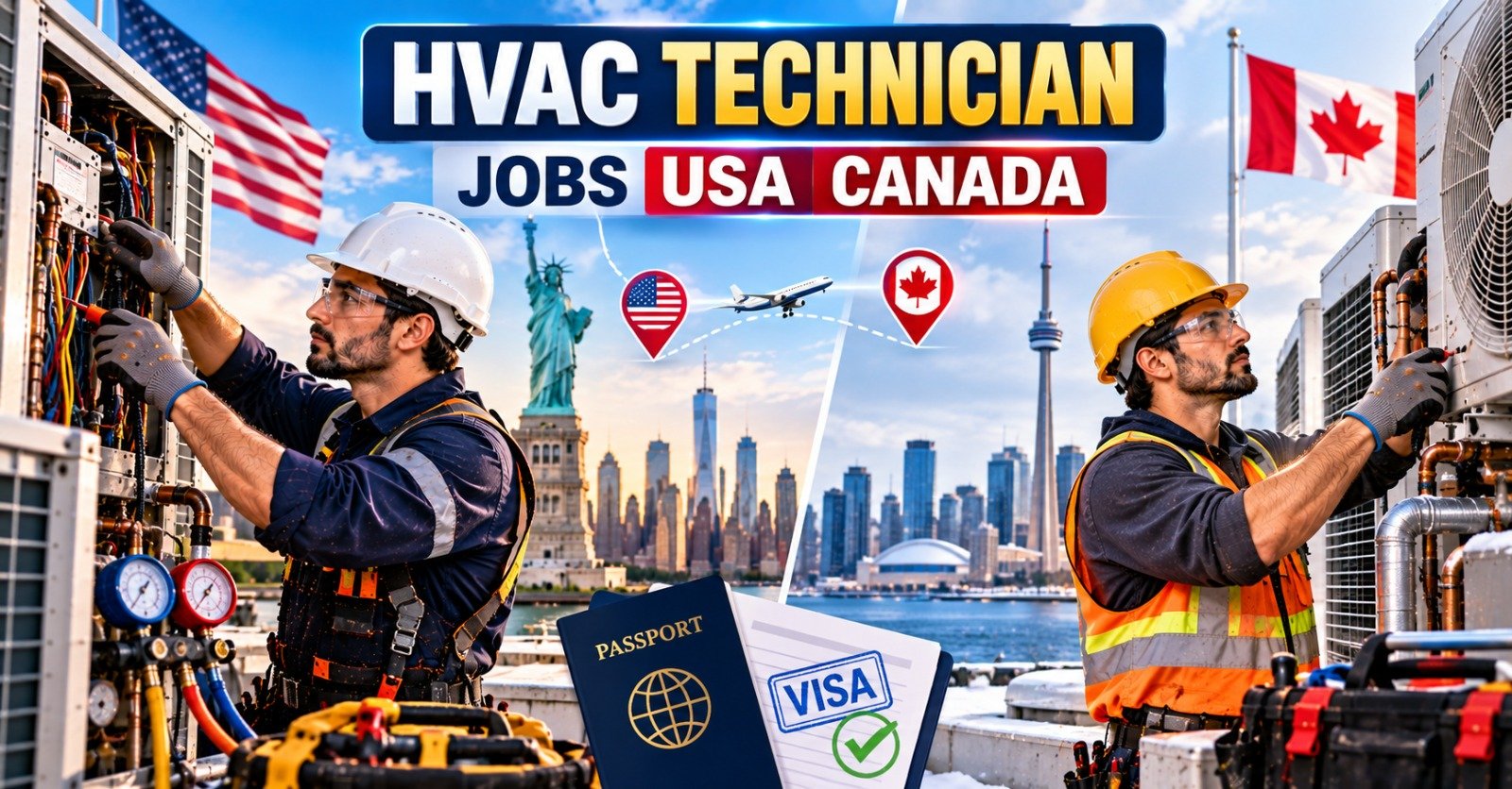HVAC Technician Jobs in the USA and Canada