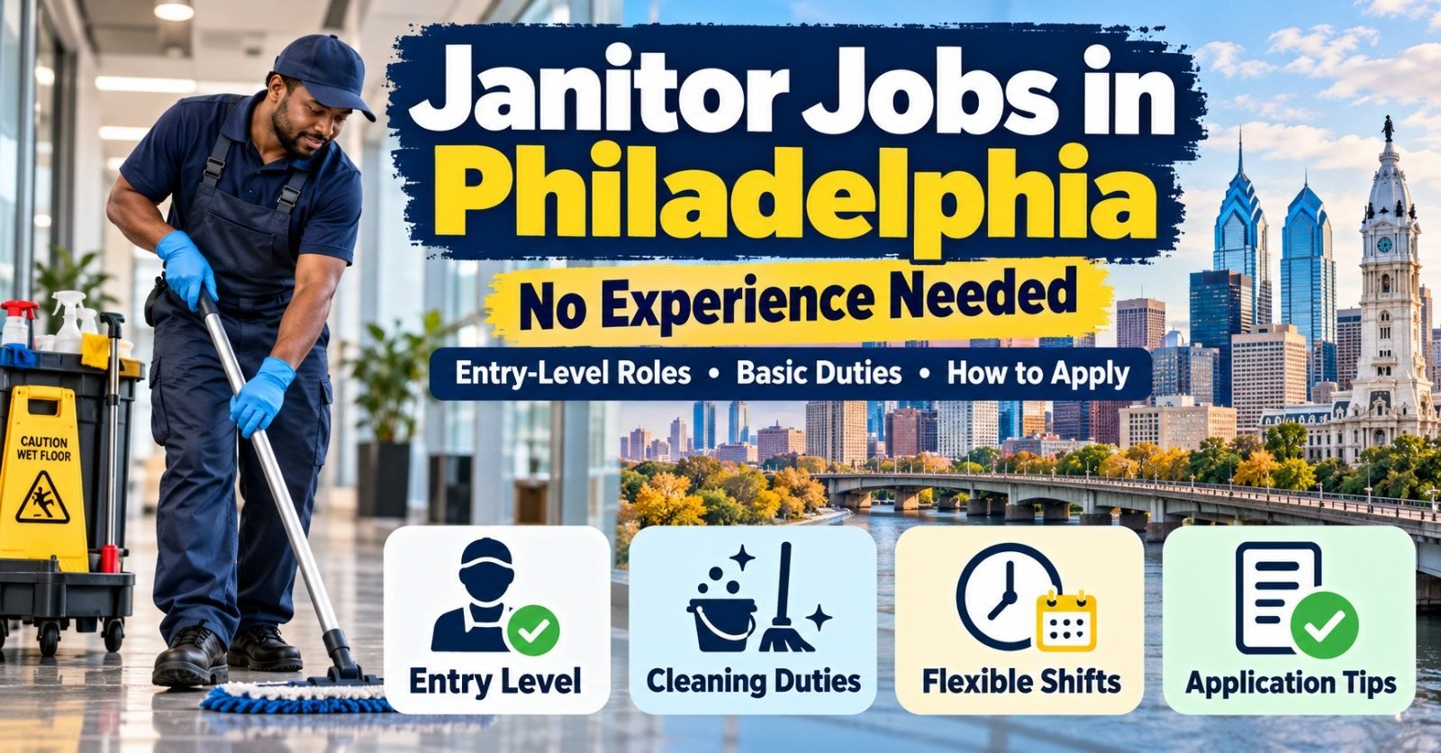 Janitor Jobs in Philadelphia, Pennsylvania With No Experience