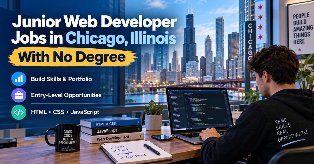 Junior Web Developer Jobs in Chicago, Illinois With No Degree
