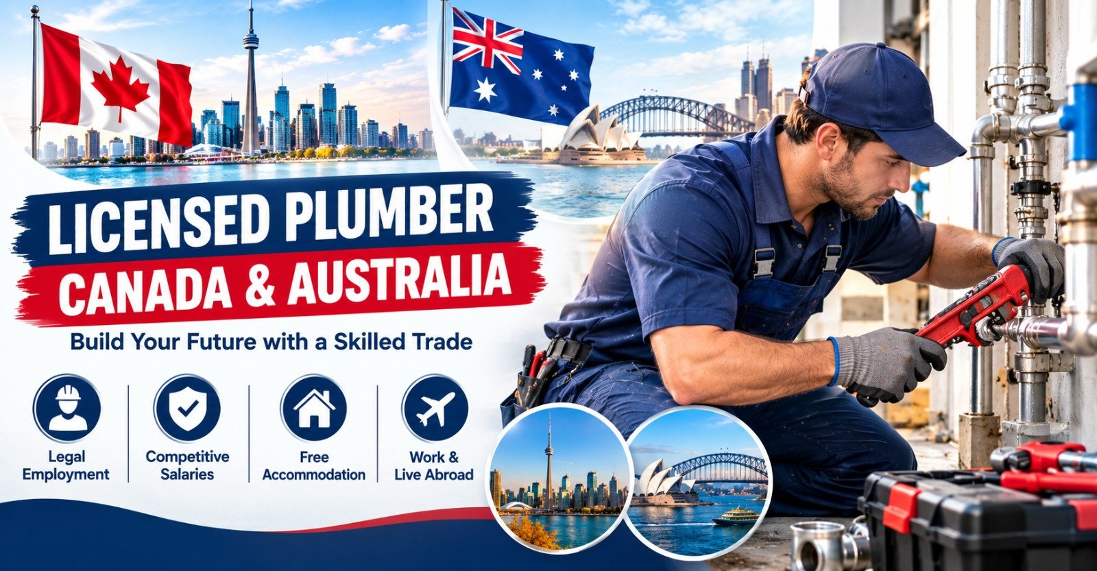 How to Become a Licensed Plumber in Canada or Australia