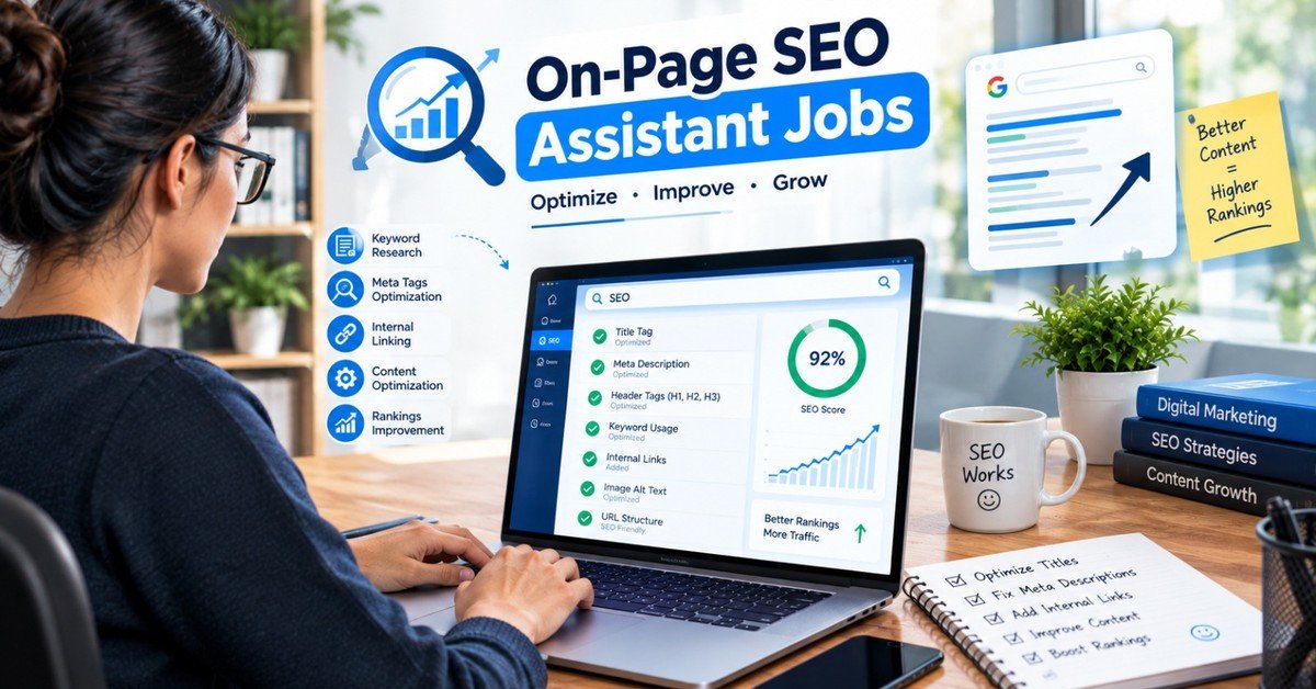 On-Page SEO Assistant Jobs