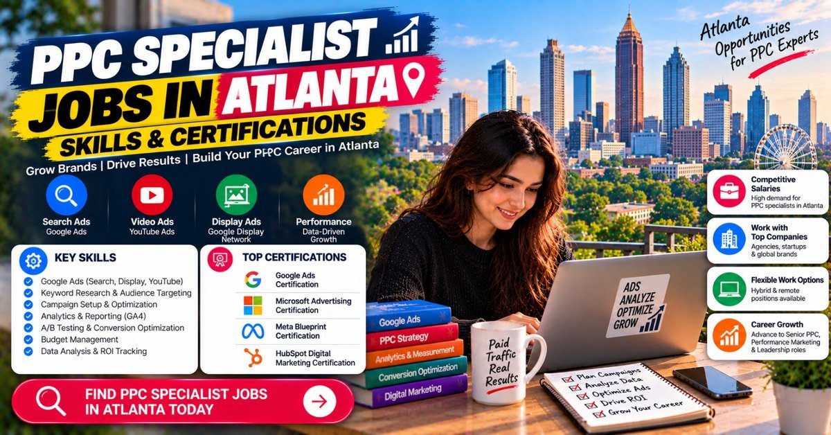 PPC Specialist Jobs in Atlanta, Georgia: Skills and Certifications