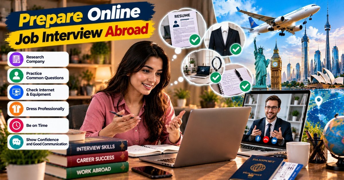 How to Prepare for an Online Job Interview Abroad