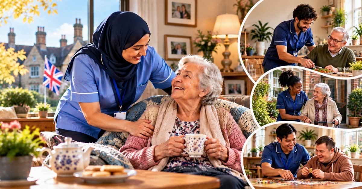Night attendant on duty in a residential care facility in Pakistan