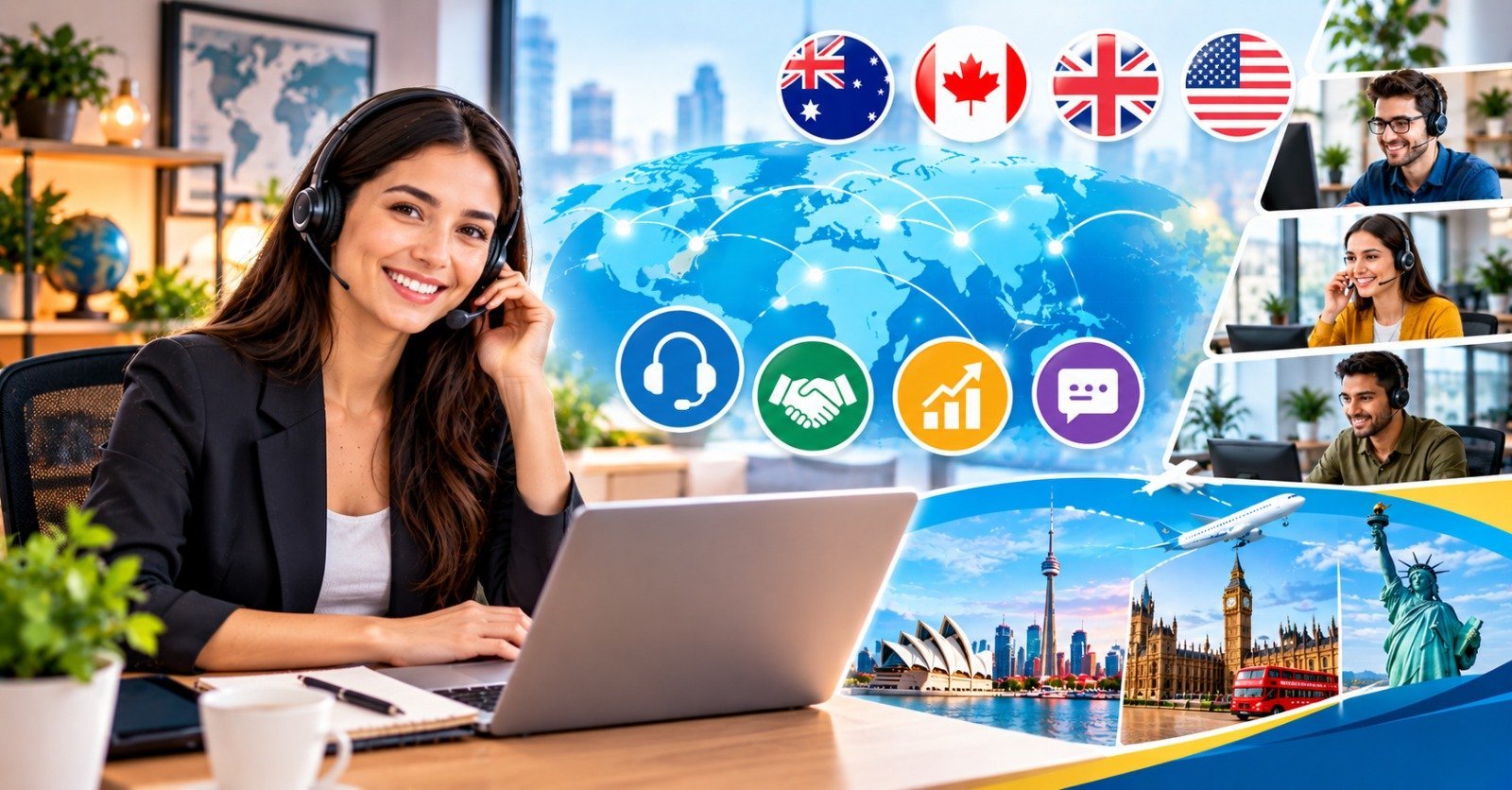 Sales Executive and Customer Support Jobs Abroad