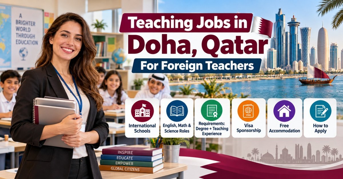 Teaching Jobs in Doha, Qatar for Foreign Teachers: Salary, Benefits, Requirements, and How to Apply