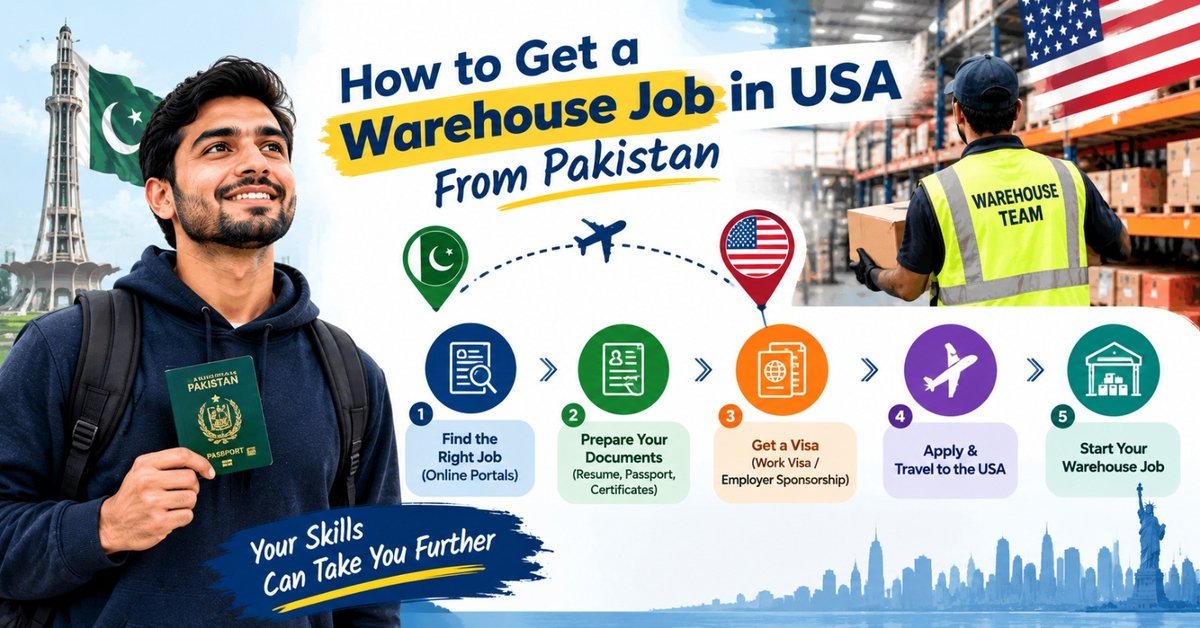 How Do I Get a Warehouse Worker Job in the USA From Pakistan?