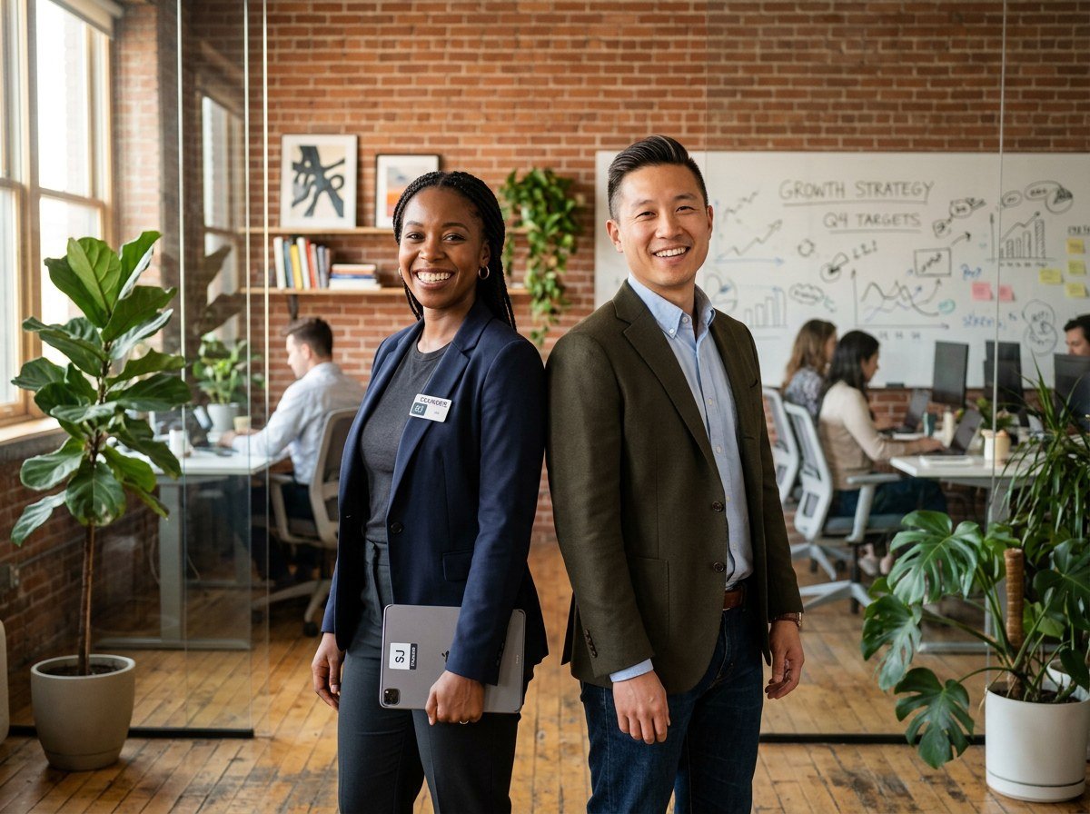 The JobGader team reviewing job listings and visa guidance