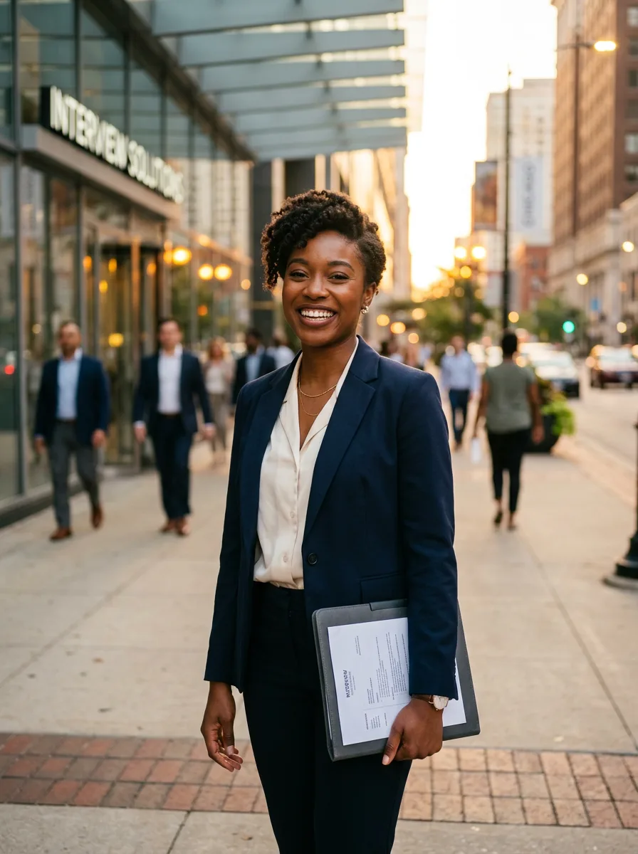 A job seeker on the way to work in one of the countries JobGader covers